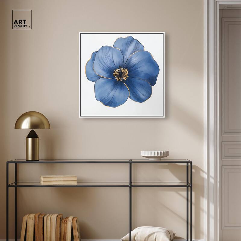 Blue Brilliance II Canvas by Art Remedy