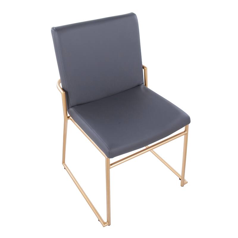 Silver Orchid Jayci Gold Metal Dining Chair (Set of 2)