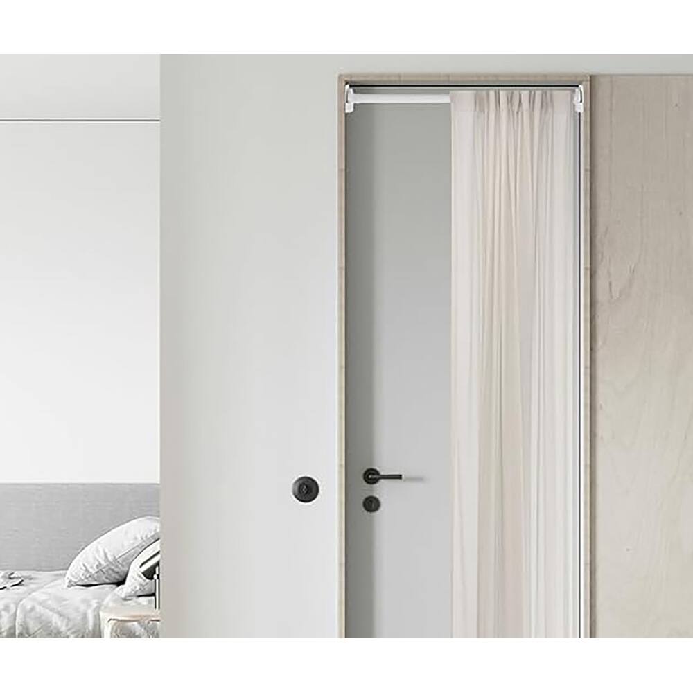 3156'' White Adjustable Spring Shower Curtain Rods Bed Bath & Beyond