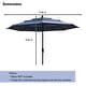 preview thumbnail 11 of 58, 10ft Patio Market Umbrella with Double Airvent