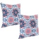 preview thumbnail 28 of 28, Sunnydaze Polyester Large Round Floor Cushion - Set of 2