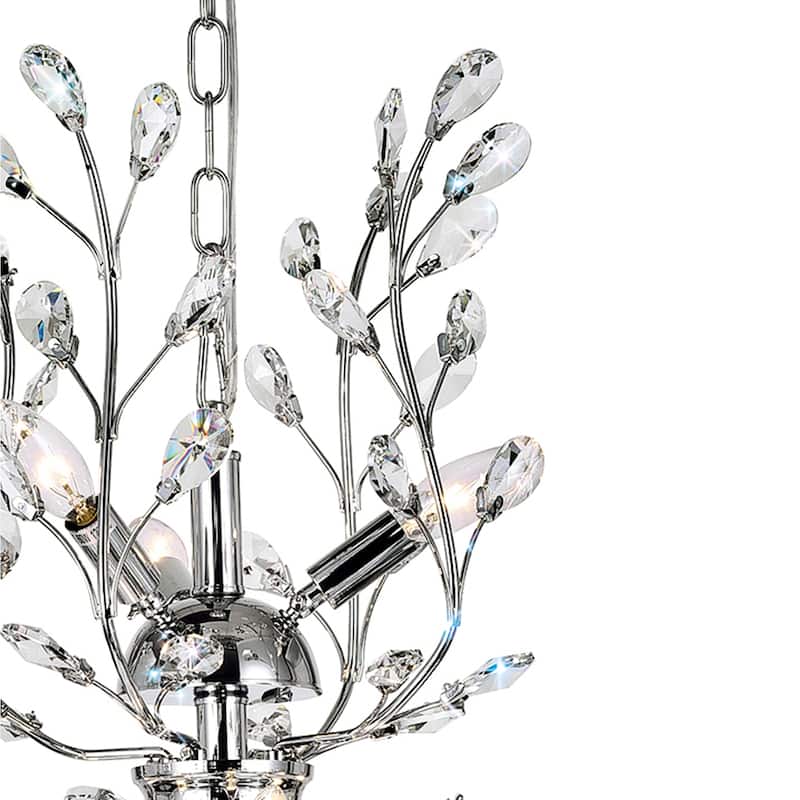 Ivy 9 Light Chandelier With Chrome Finish