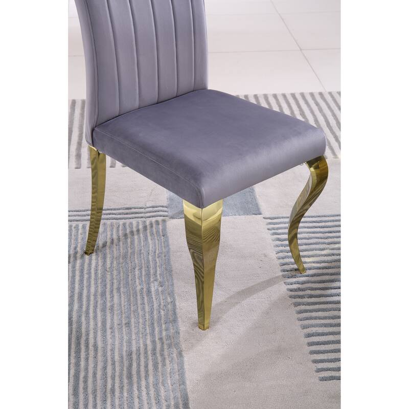 Modern Velvet Dining Chairs Set Of 2