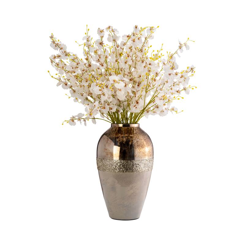 Sagebrook Home Modern Glam Glass Floor or Table Vase
