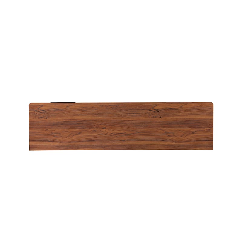 NPD Furniture Heaton 60.5 Inch Low TV Stand with Storage