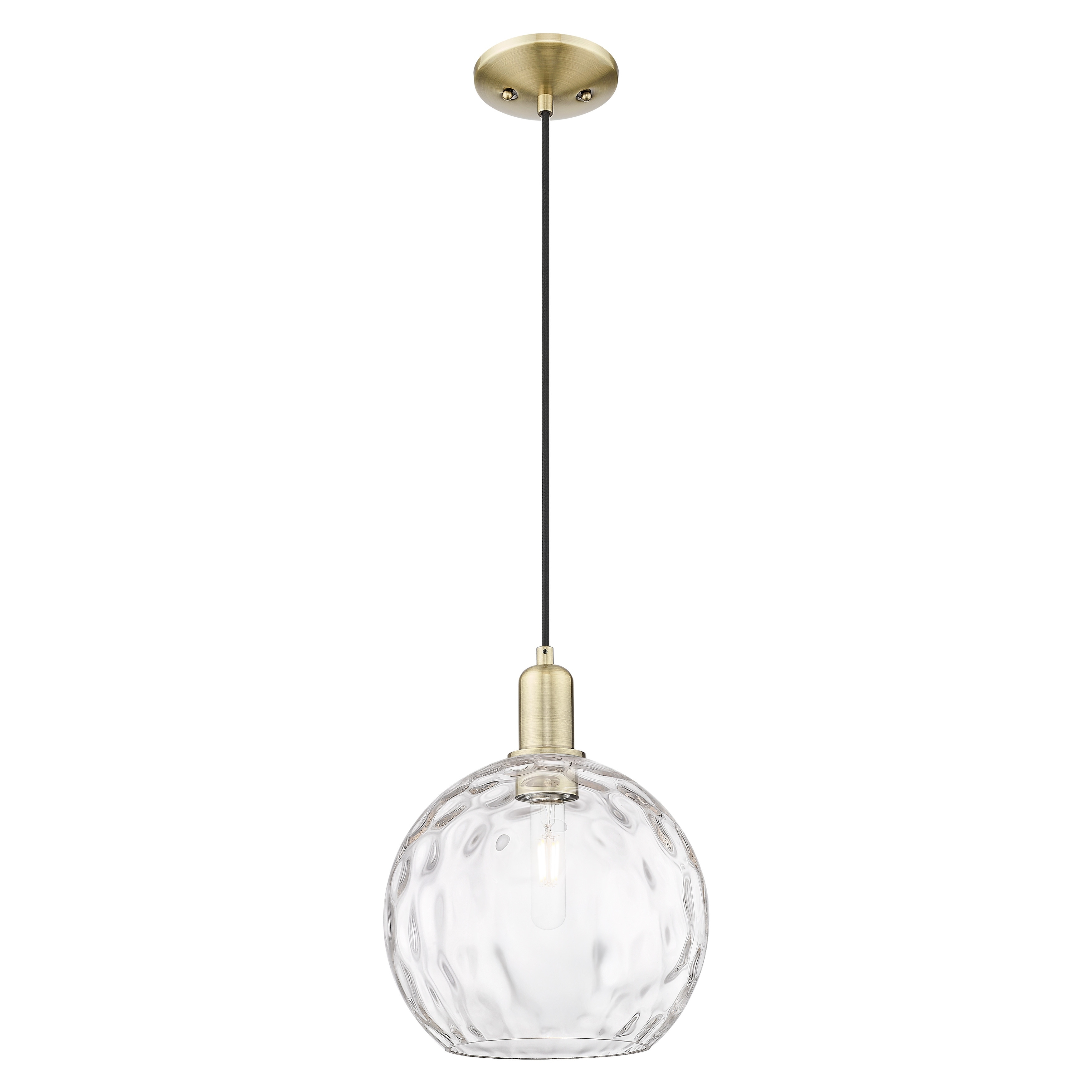 Innovations Lighting Endless Possibilities Arcadia - Athens Water Glass - 1 Light 10" Cord Hung Mini Pendant