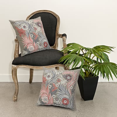Sevita Multicolored Floral Garden Throw Pillow