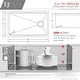preview thumbnail 17 of 25, STYLISH 30 inch Stainless Steel 16G Workstation Undermount Kitchen Sink - Brushed Stainless Steel - 30" x 19" x 10"