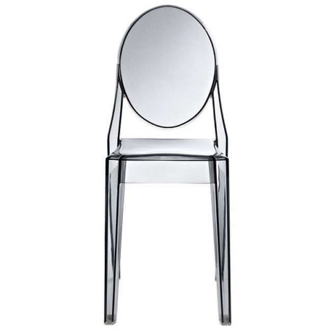 Clear clearance molded chair