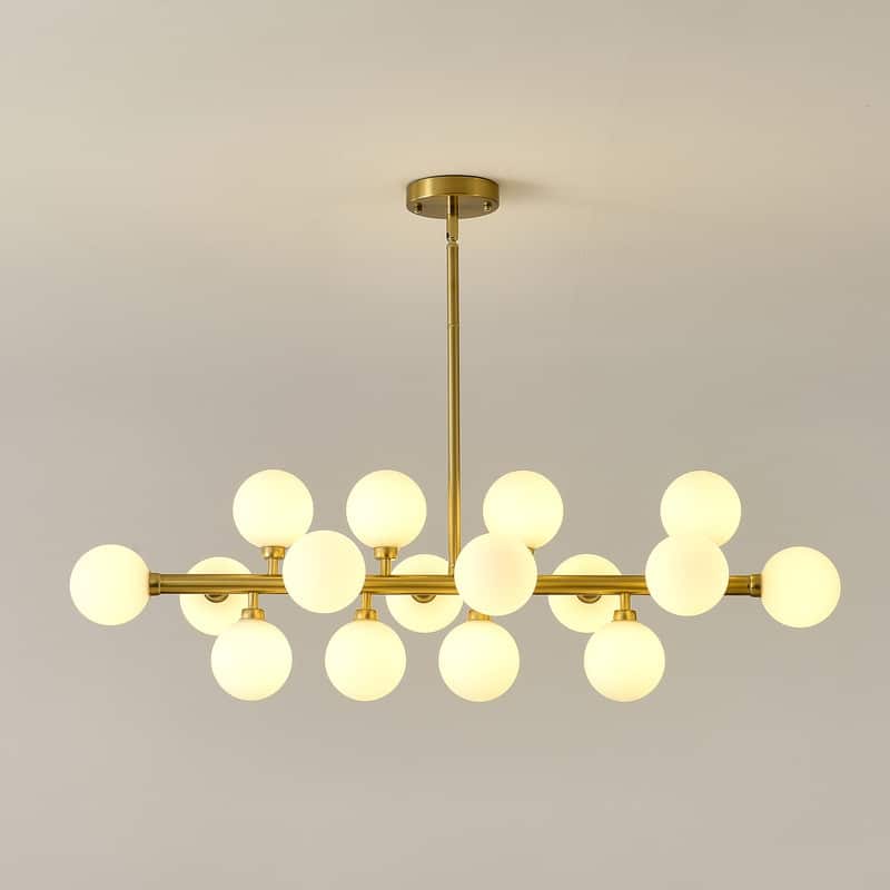 Mid Century Sputnik Chandelier Modern Pendant Light for Dining Room