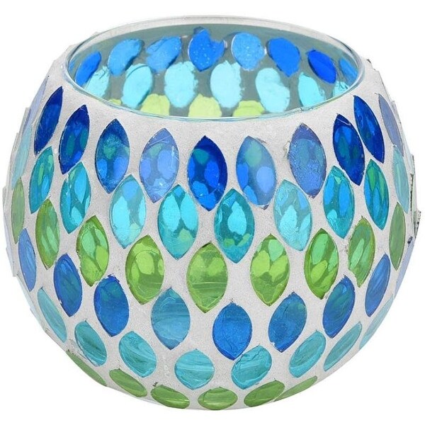 Mosaic Glass Teardrops Candle Holder. Opens flyout.