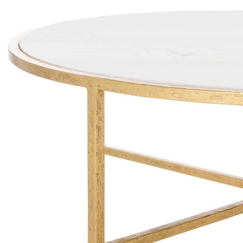 SAFAVIEH Couture Tauri Forged Metal Round Coffee Table - 36"W x 36"D x 15"H