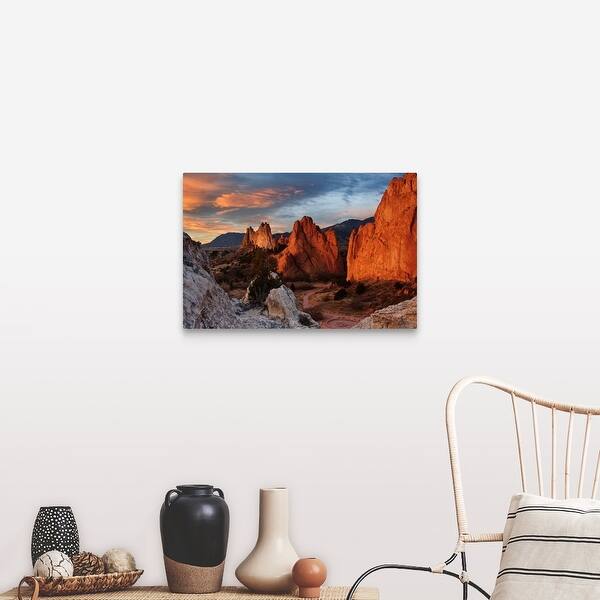 Shop Dawn Colorado Springs Canvas Wall Art Free Shipping