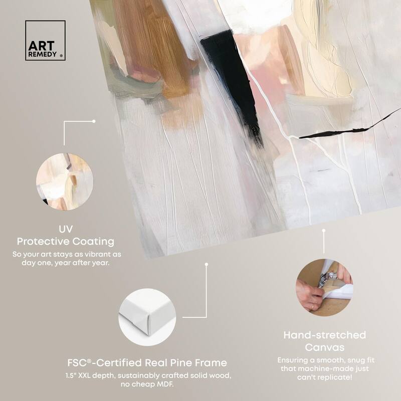 Pigment Flow II Canvas by Art Remedy, Gallery Wrapped
