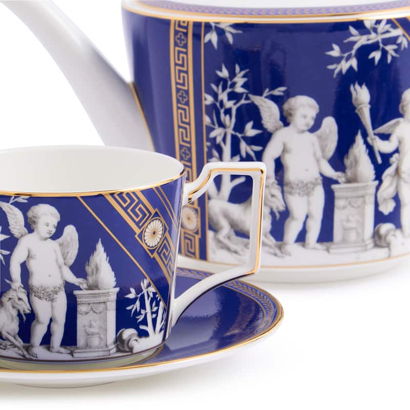 Wedgwood Renaissance Gold Teapot & Teacup Set - N/A