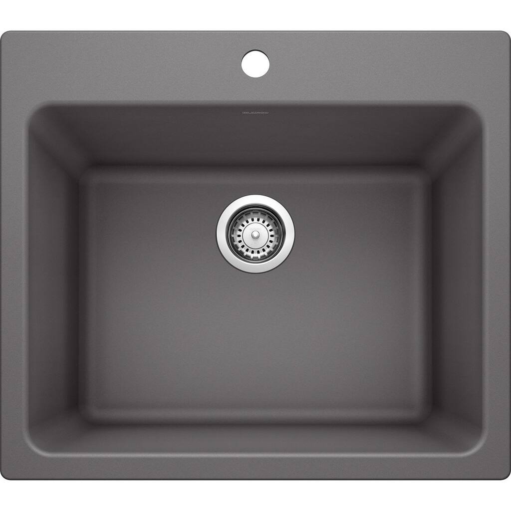 Blanco SILGRANIT Granite Composite Sink LIVEN Laundry Sink 401923 Cinder