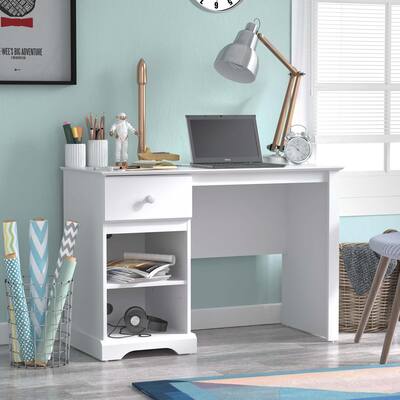 Wood Kids Desk with 1 Drawer