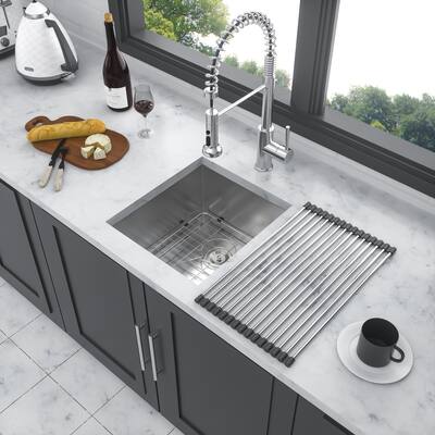 Undermount Kitchen Sink 16 Gauge 9 Inch Deep Single Bowl Kitchen Sink Basin