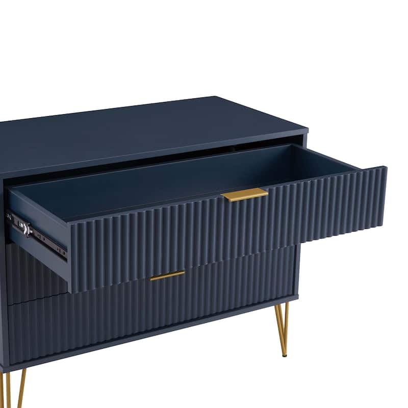 Manhattan Comfort Dumbo Modern 3 Drawer Bedroom Dresser