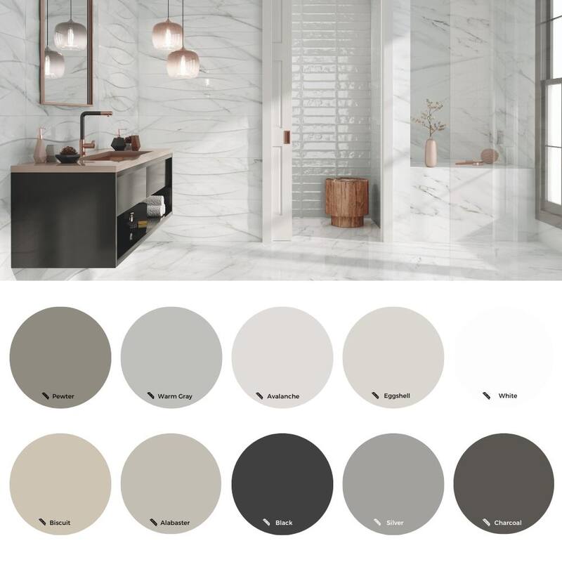 The Tile Life Belus 24x48 White Polished Porcelain Floor & Wall Tile