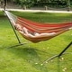 preview thumbnail 36 of 86, Double Cotton Hammock with Space Saving Steel Stand