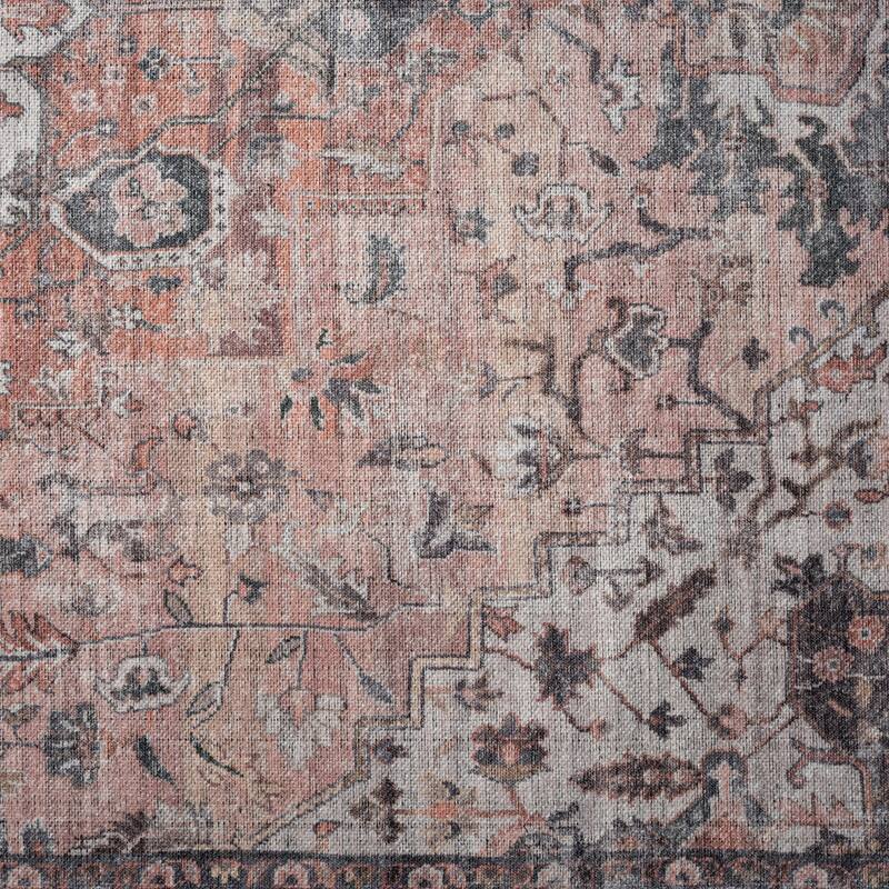 Everwash Callaghan Esther Bohemian Medallion Machine Washable Area Rug