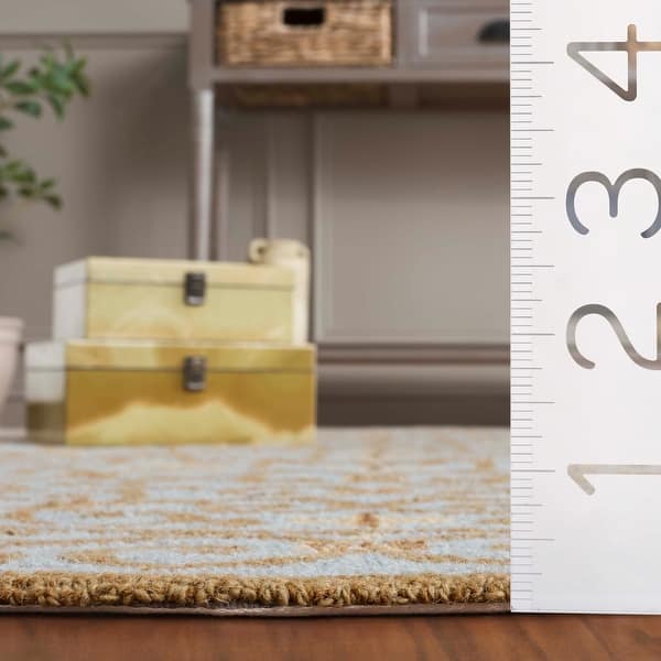 dimension image slide 4 of 5, Safavieh Hand-hooked Chelsea Cherrelle Country Oriental Wool Rug