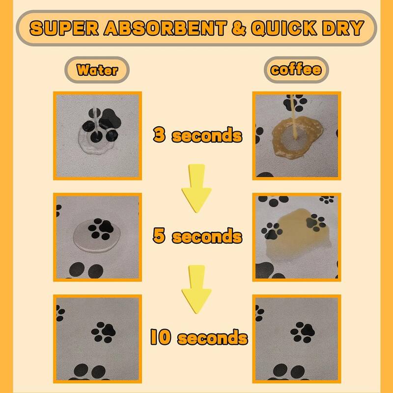 18"×30" Dog Food Mat-Absorbent Dog Mat