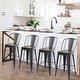 preview thumbnail 30 of 40, Andeworld farmhouse bar stools ,counter height bar stools set of 4 - Set of 4