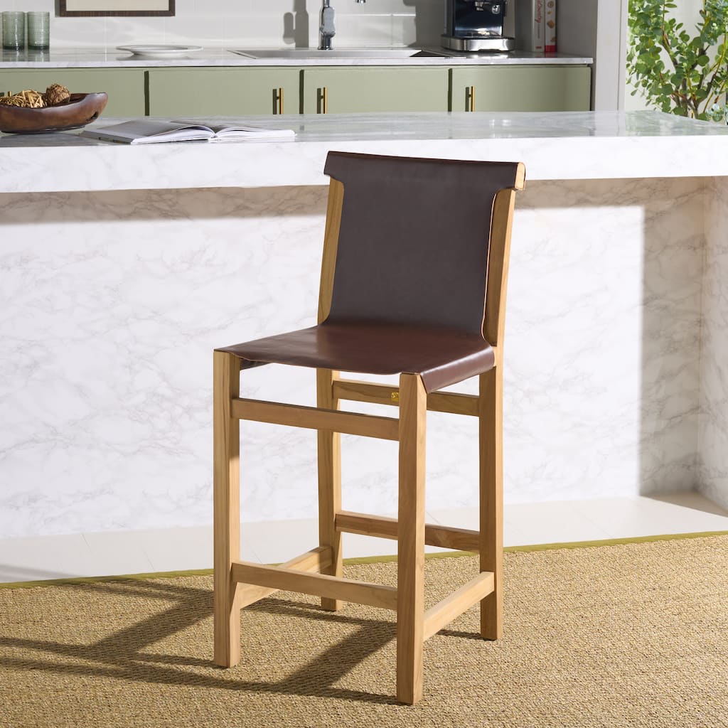 SAFAVIEH Arian 26-inch Counter Stool - 19"W x 21"D x 40"H