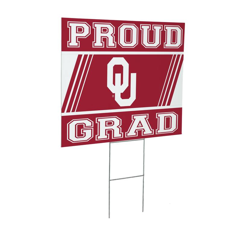 University of Oklahoma 24" x 18" Graduation Coroplast Outdoor Yard Sign