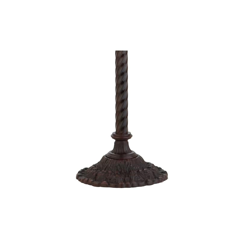Moore Tiffany-Style 71" Torchiere LED Floor Lamp, Bronze by JONATHAN Y