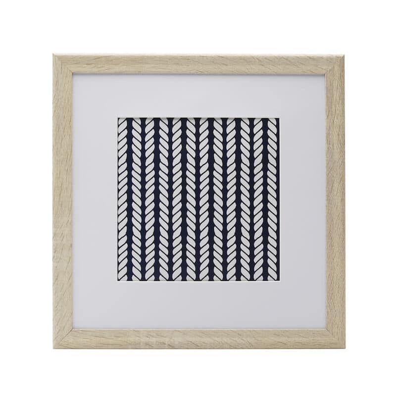 Melannco Set of 9 Matted White Frames, Holds 8x8 Inch Photos