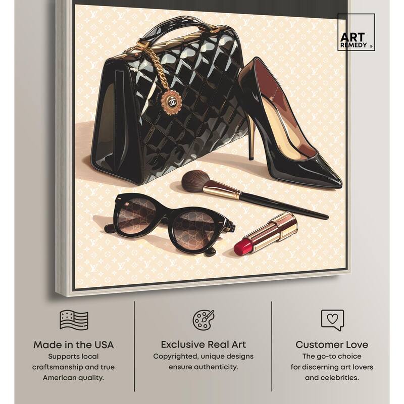 Simple Glam Collection Canvas by Art Remedy