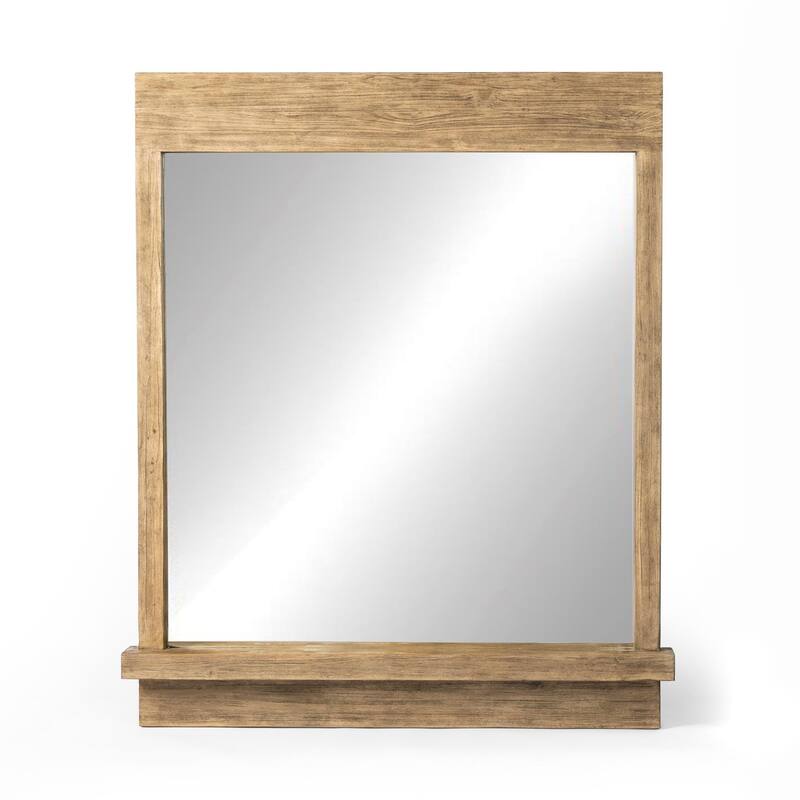 Meridith Wall Mirror-Distressed Light Pine - 42W x 4D x 50H