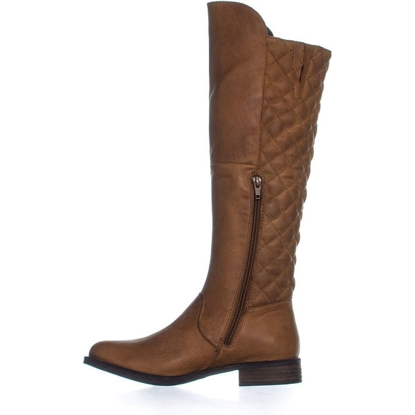 steve madden boots cognac