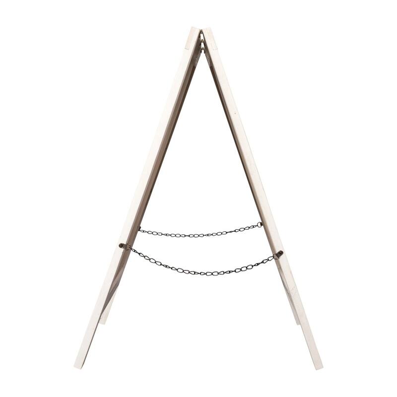 Wood A-Frame Magnetic Chalkboard Set-Markers, Stencils, and Magnets