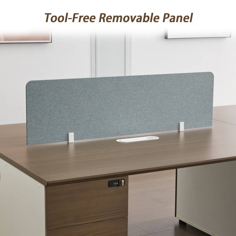 110" Wide 4 Person Attachable Workstation Desks Combination