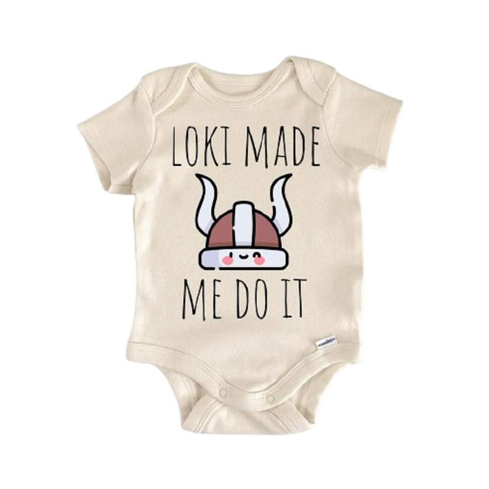 Viking Scandinavian Nordic - Baby Boy Girl Clothes Infant Bodysuit Funny Cute Newborn