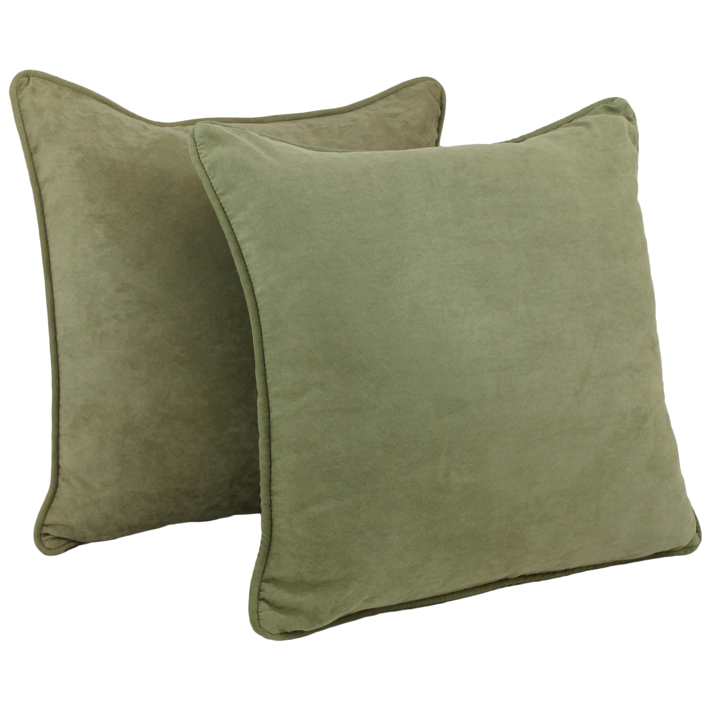 Blazing Needles 25-in. Square Microsuede Throw Pillows (Set - Picture 9 of 89