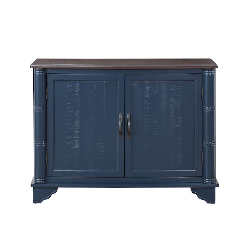 Mid Century 40" Sideboard Buffet Console Table with Adjustable Shelf