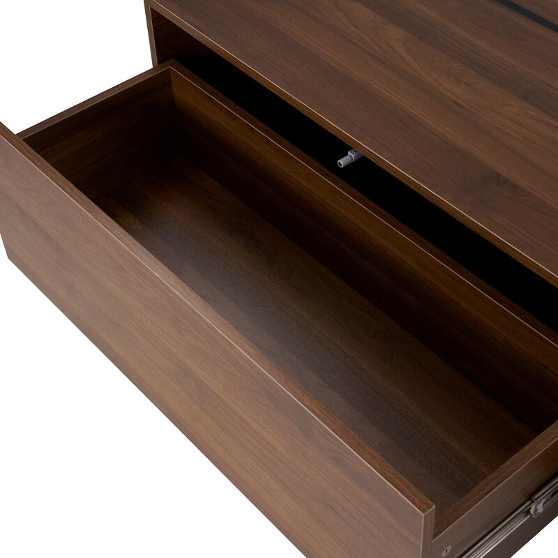 Rectangular Sliding Top Coffee Table