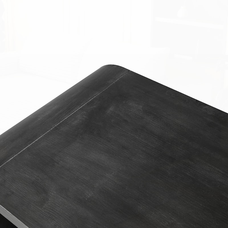 Curved Art Deco Design Vintage Crafts Coffee Table