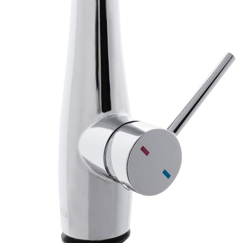 SAFAVIEH Solea Rhapsody Stainless Steel Dual Function Pull-Down Spray Kitchen Faucet - 9.9" x 4.1" x 19.5"