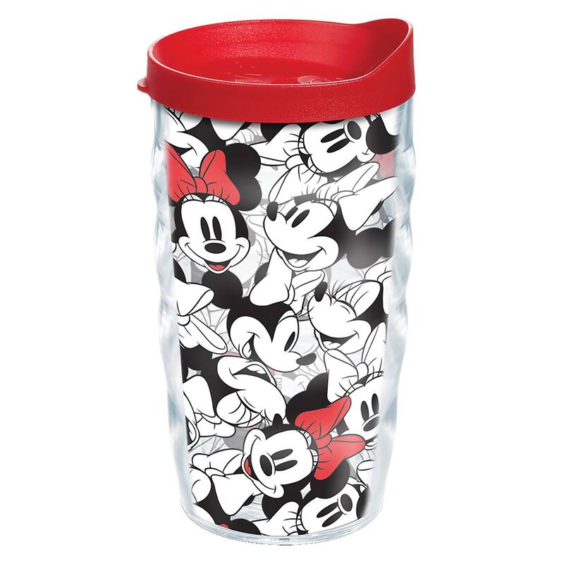 Tervis Disney - Minnie Expressions Made in USA Double Walled Insulated Travel Tumbler, Classic - 10oz Wavy - 10oz Wavy