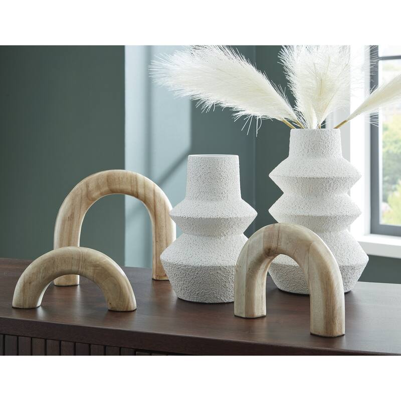 Signature Design by Ashley Maddwarth White/ Brown Accessory Set (Set of 5)