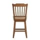 preview thumbnail 52 of 65, Eleanor Slat Back Wood Swivel Stool by iNSPIRE Q Classic