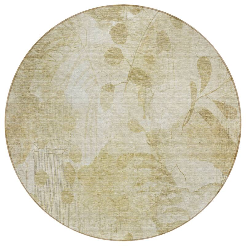 HomeRoots Floral Transitional Rectangle Outdoor Rug