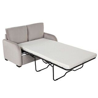 Pull Out White Sleeper Sofa - as Pic - Bed Bath & Beyond - 37250727