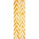 preview thumbnail 59 of 121, SAFAVIEH Dip Dye Marybeth Hand-tufted Wool Chevron Area Rug 2'3" x 10' Runner - Ivory/Gold - Runner